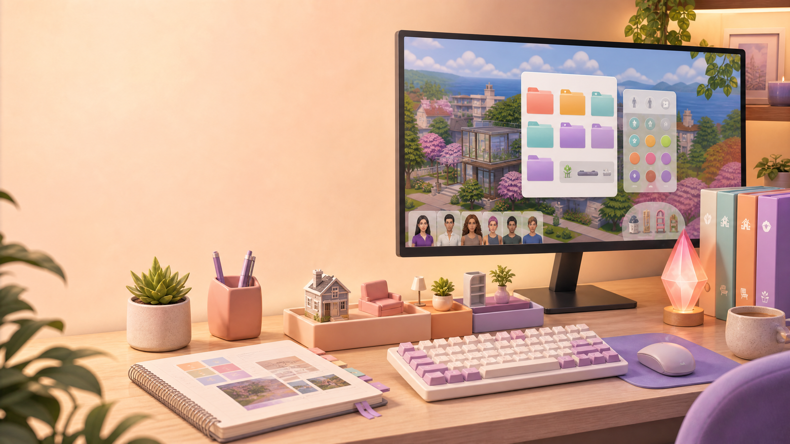 Imagen editorial sobre cómo instalar mods y CC Sims 4 guía completa para Los Sims 4